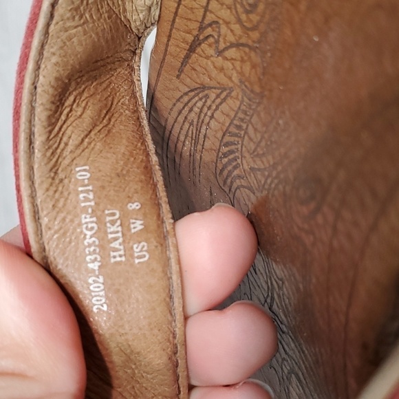 Olukai Womens Haiku Leather Sandals Flats shoes sz 8 - Picture 7 of 12